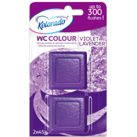 Пігулка для бачка унітазу Kolorado WC Colour фіолетовий, 2 шт
